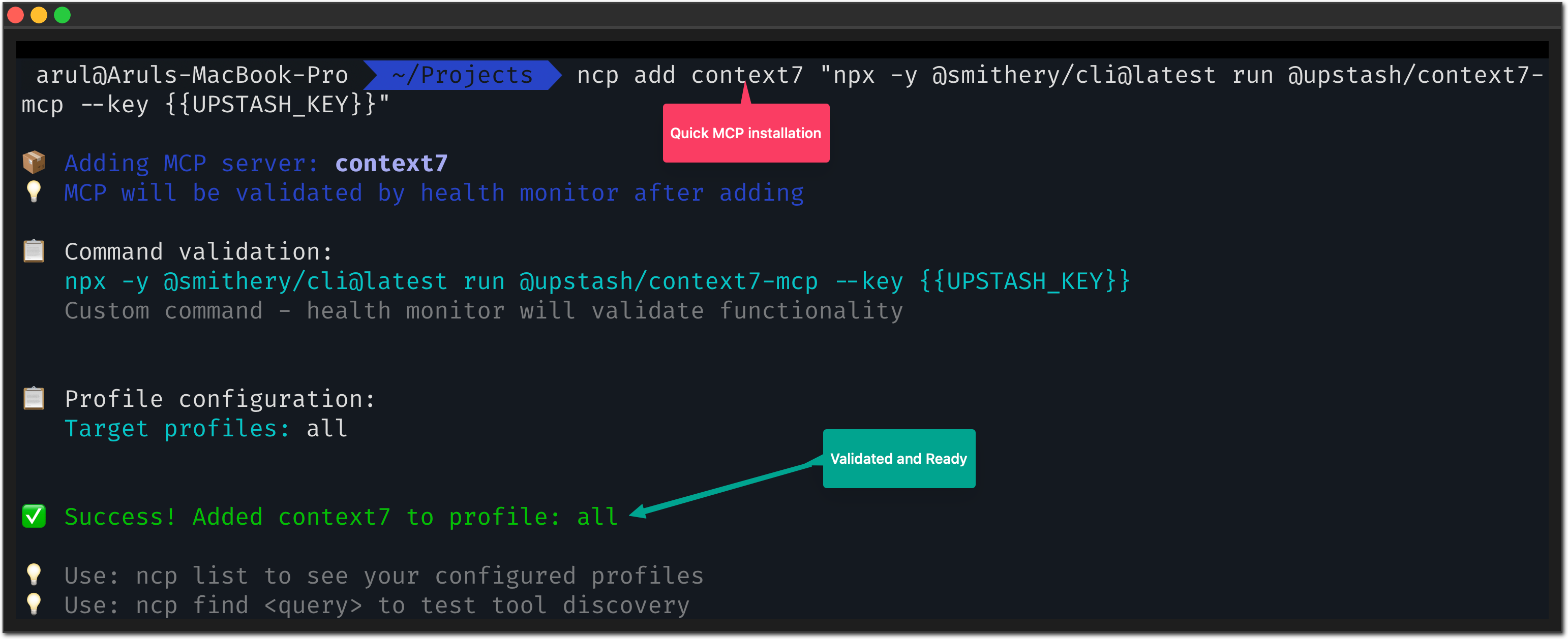 NCP Add Command